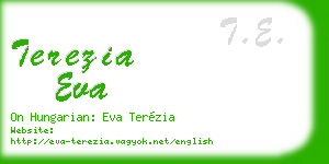 terezia eva business card