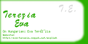 terezia eva business card